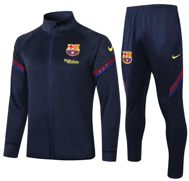 Barcelona Navy Training Suits Jacket and Pants 2020/21